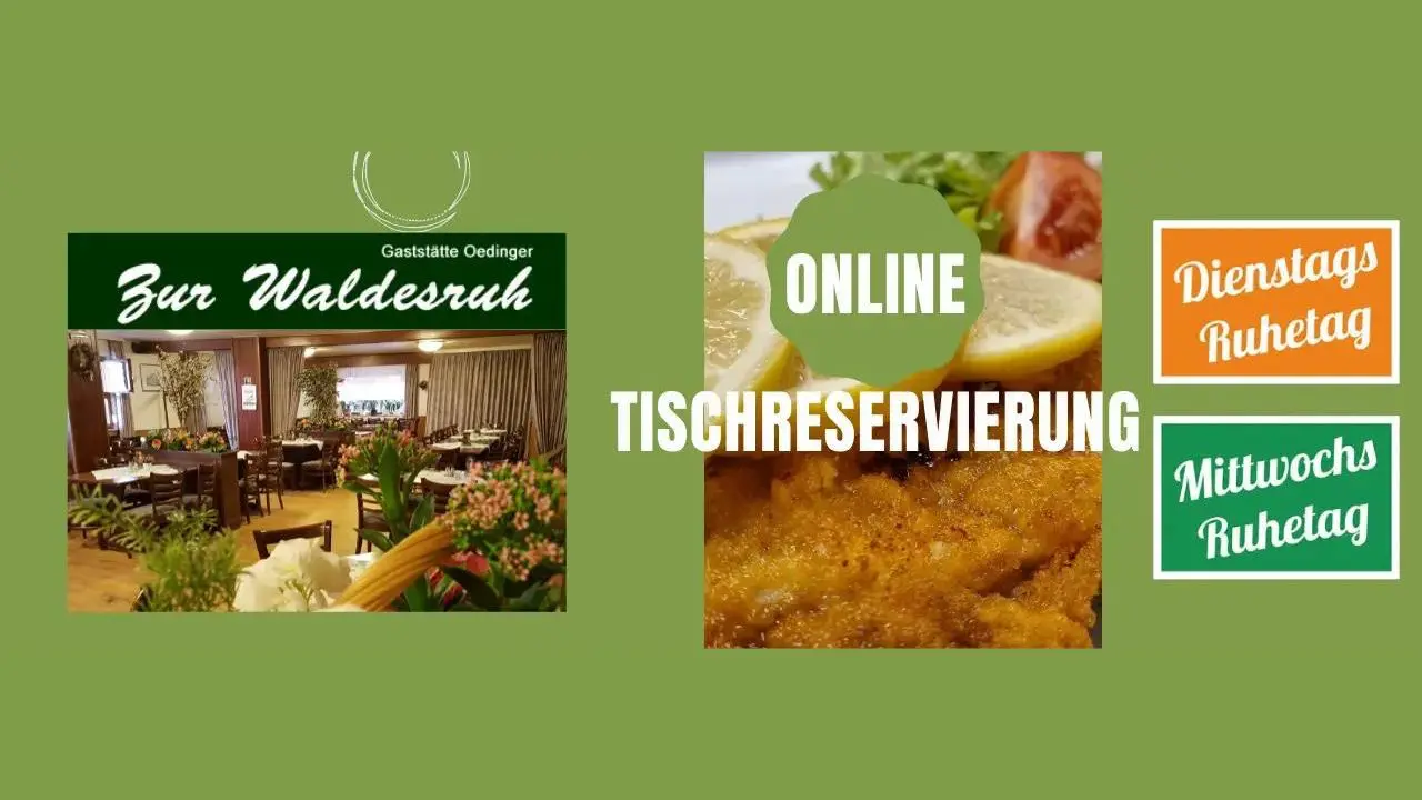 Tischreservierung Online Gaststätte Oedninger